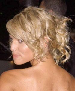 Formal Curly Updo Hairstyle
