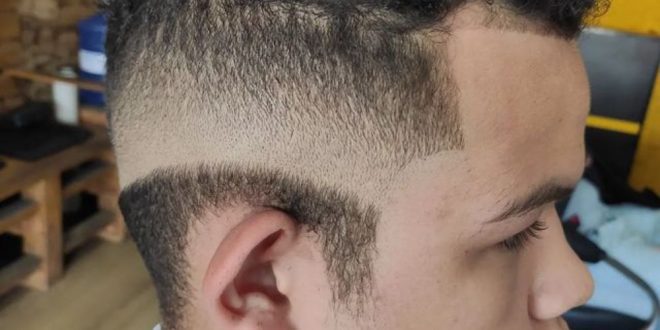 Fade Haircut With Comb Over